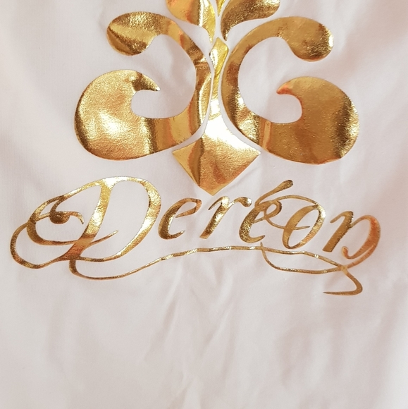 Beyonce Dereon White & Gold T-Shirt - Picture 4 of 5
